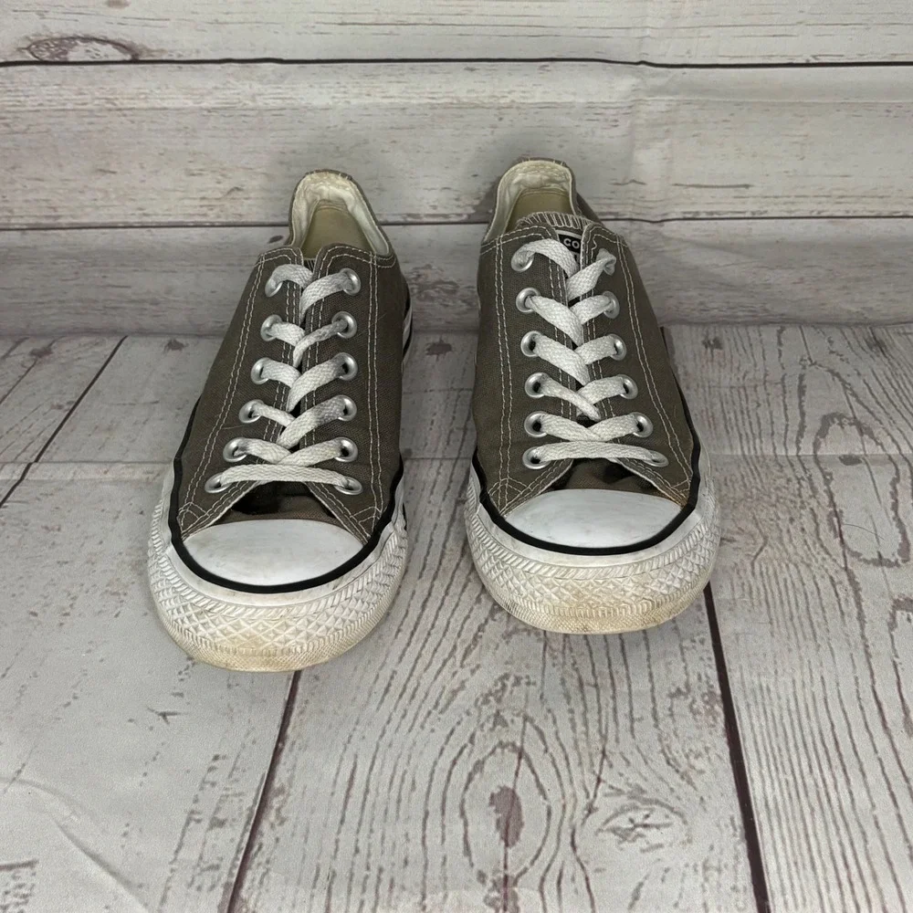 Converse Chuck Taylor All Star Low Top Charcoal Grey Sneakers Mens 5.5/W 7.5 - Picture 3 of 6